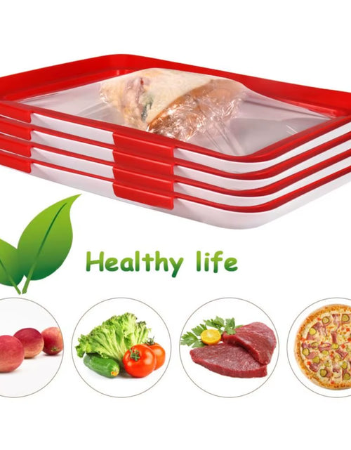 Load image into Gallery viewer, FreshPrep Reusable Meal Prep Tray – Stackable BPA-Free Food Storage Containers for Easy Preservation
