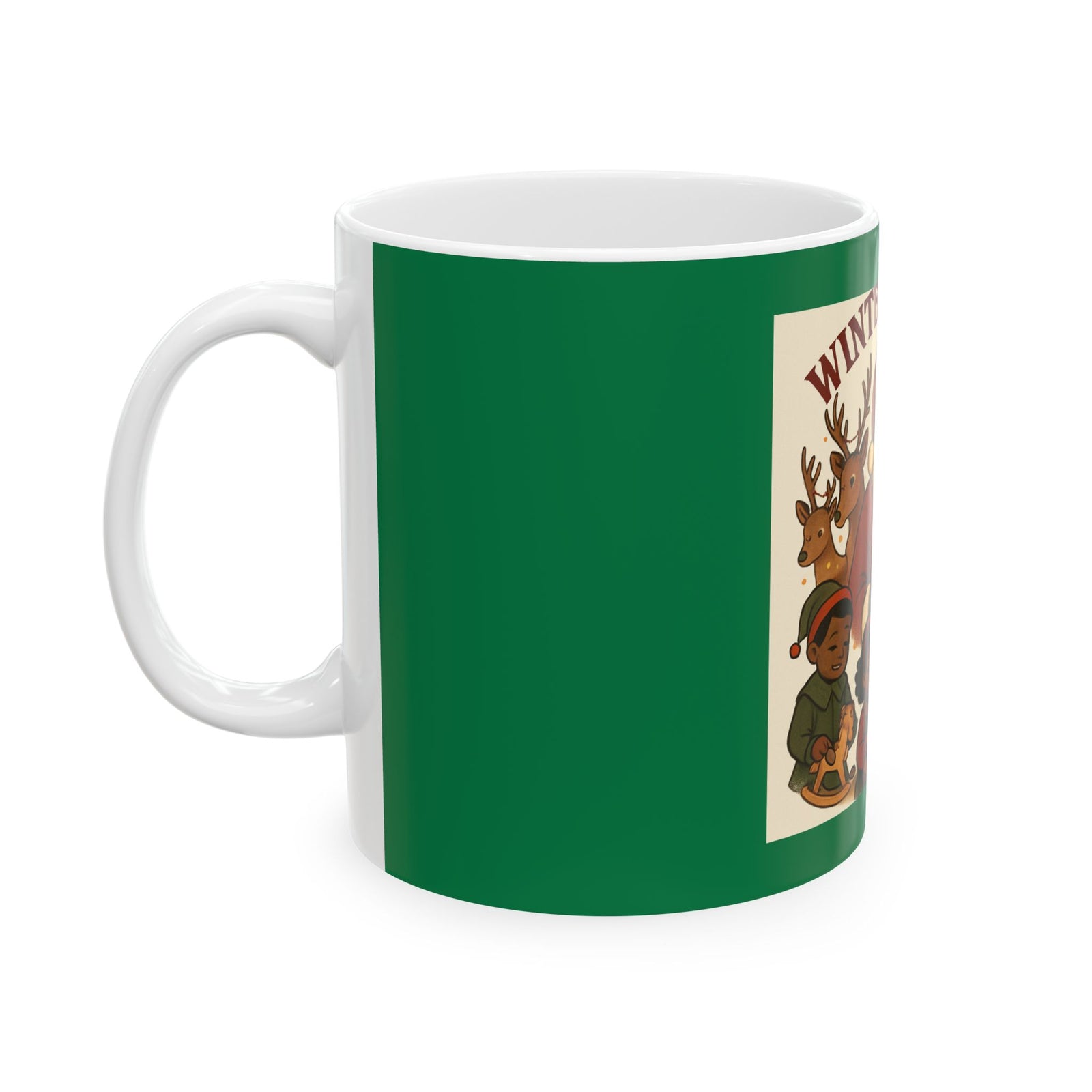 Winter Ceramic Mug, (11oz, 15oz)