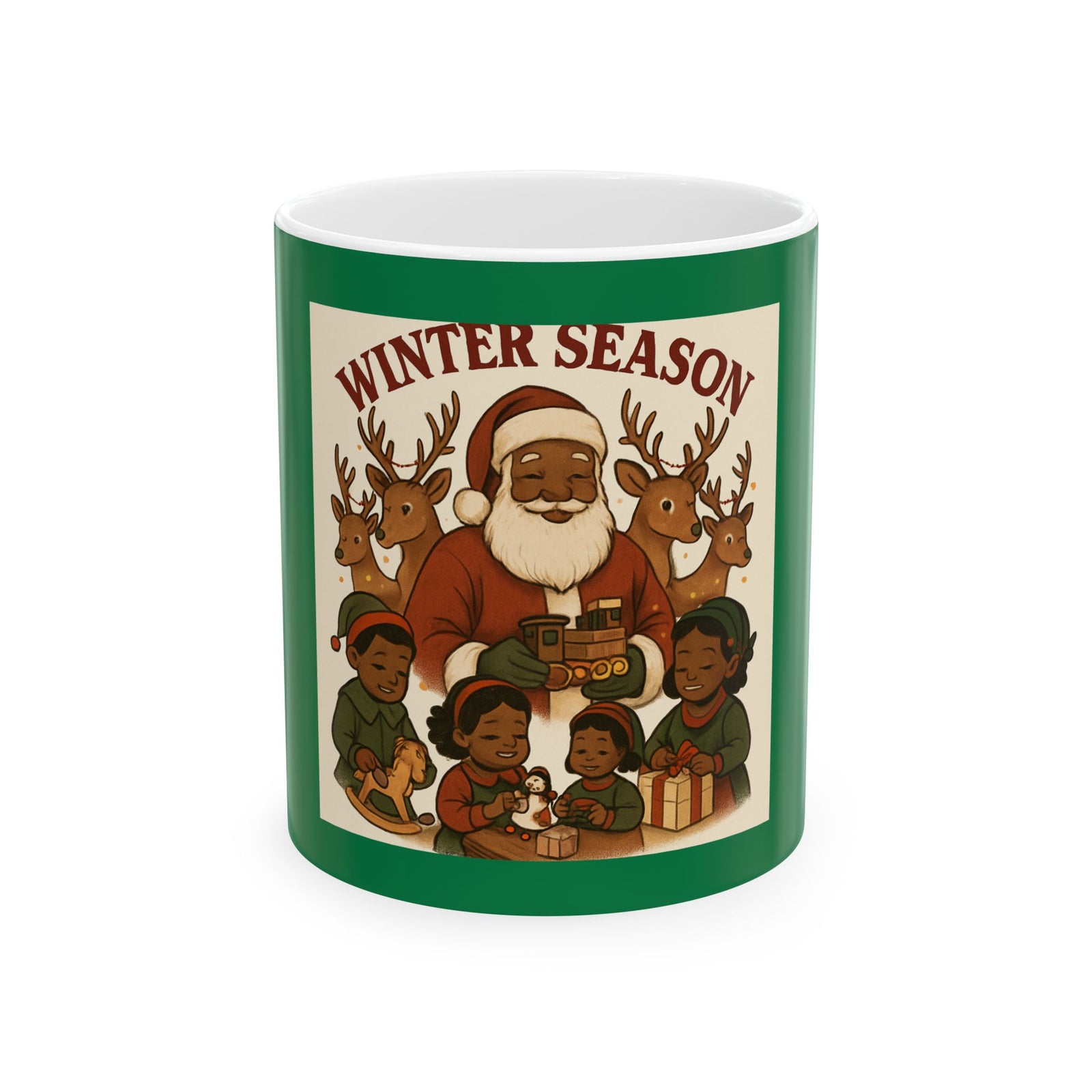 Winter Ceramic Mug, (11oz, 15oz)