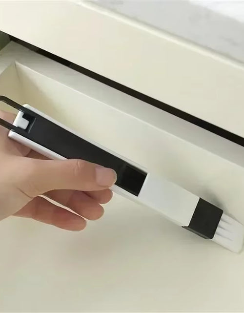 Load image into Gallery viewer, CleanSweep Polished Window Track &amp; Keyboard Brush – Nook &amp; Cranny Dust Shovel for Effortless Cleaning
