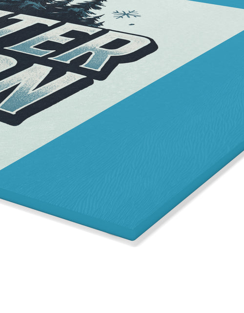 Load image into Gallery viewer, Glass Winter Season Cutting Board

