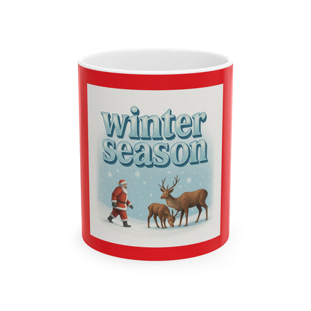 Winter Ceramic Mug, (11oz, 15oz)