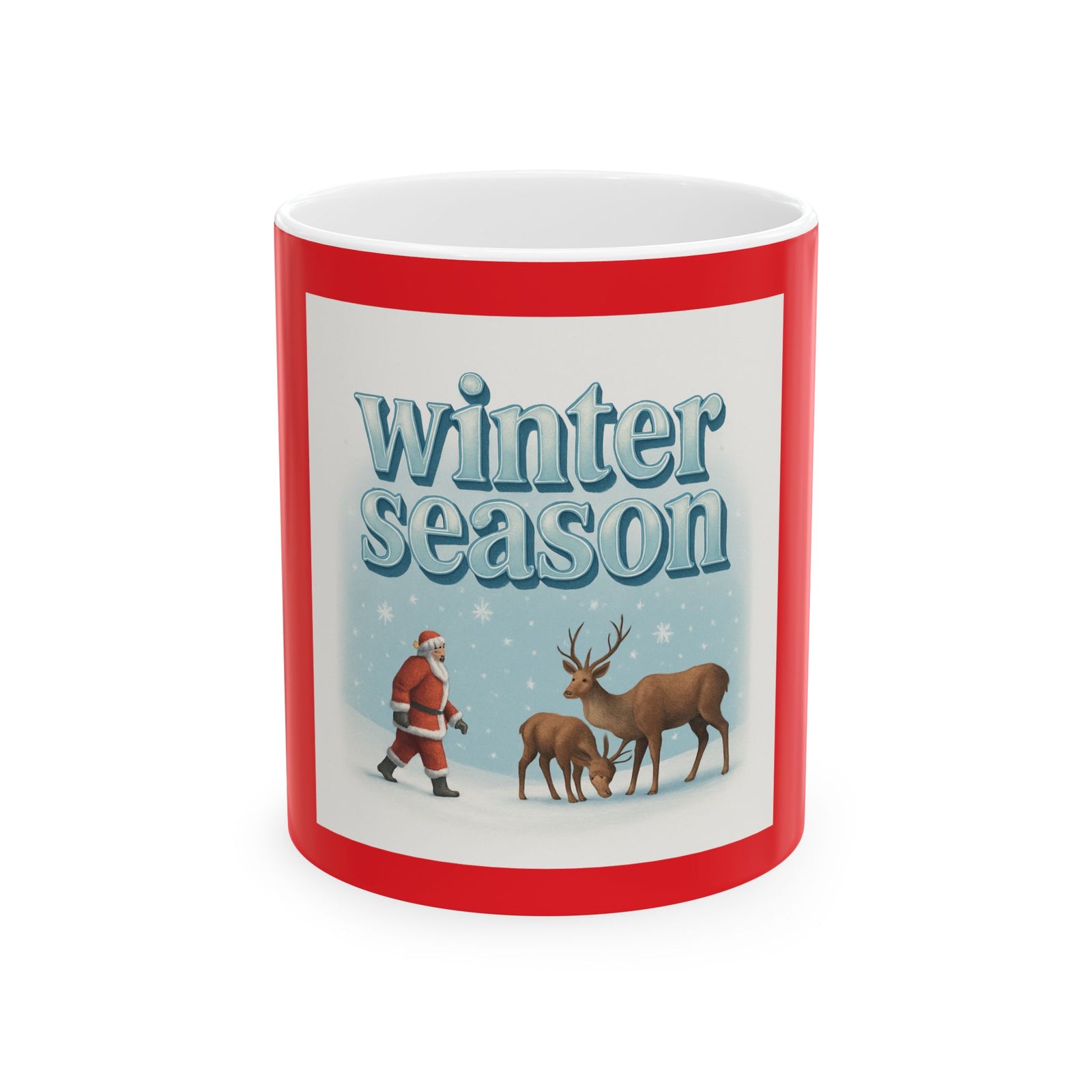 Winter Ceramic Mug, (11oz, 15oz)