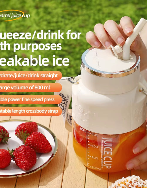 Load image into Gallery viewer, PowerJuice 800ml Electric Sports Cup – USB Rechargeable Juicer for Smoothies, Shakes, &amp; More
