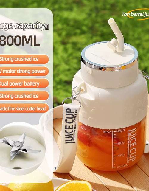 Load image into Gallery viewer, PowerJuice 800ml Electric Sports Cup – USB Rechargeable Juicer for Smoothies, Shakes, &amp; More
