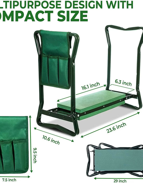 Load image into Gallery viewer, GardenMate Folding Kneeler &amp; Stool – Comfort &amp; Convenience for Every Gardener
